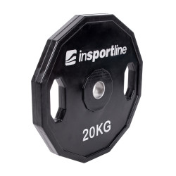 Gumirana utež inSPORTline Ruberton 20 kg Gumirana utež inSPORTline Ruberton 20 kg