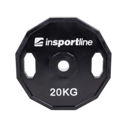 Gumirana utež inSPORTline Ruberton 20 kg Gumirana utež inSPORTline Ruberton 20 kg