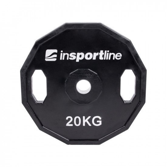 Gumirana utež inSPORTline Ruberton 20 kg Gumirana utež inSPORTline Ruberton 20 kg