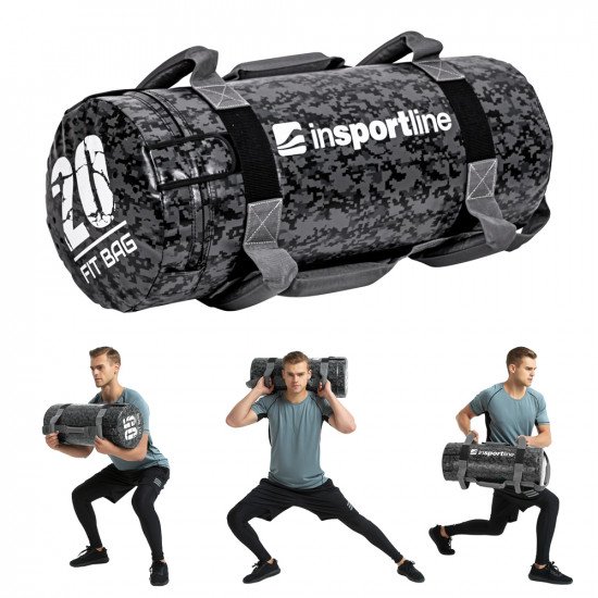 Vadbena torba z ročaji inSPORTline Fitbag Camu 20 kg Vadbena torba z ročaji inSPORTline Fitbag Camu 20 kg