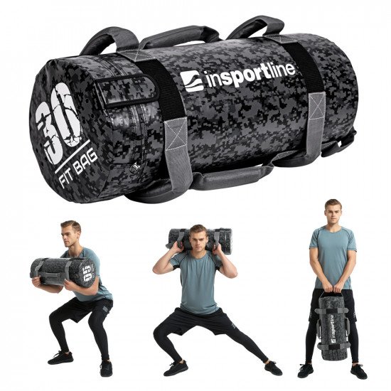 Vadbena vreča z ročaji inSPORTline Fitbag Camu 30kg Vadbena vreča z ročaji inSPORTline Fitbag Camu 30kg