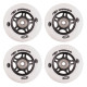Koleščka za rolerje WORKER 84mm in ležaji ABEC-9 krom - Set 4 kosi Koleščka za rolerje WORKER 84mm in ležaji ABEC-9 krom - Set 4 kosi