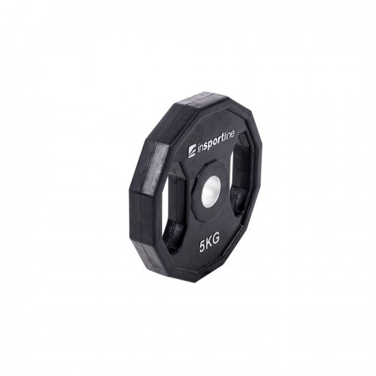 Gumirana utež inSPORTline Ruberton 5 kg Gumirana utež inSPORTline Ruberton 5 kg