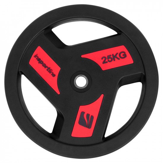 Gumirana utež inSPORTline Herk 25 kg Gumirana utež inSPORTline Herk 25 kg