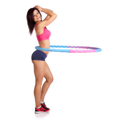 Obroč inSPORTline Weight Hula Hoop Magnetic 110 cm Obroč inSPORTline Weight Hula Hoop Magnetic 110 cm