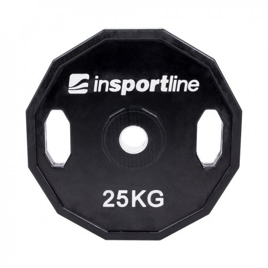 Gumirana olimpijska utež inSPORTline Ruberton 25 kg Gumirana olimpijska utež inSPORTline Ruberton 25 kg