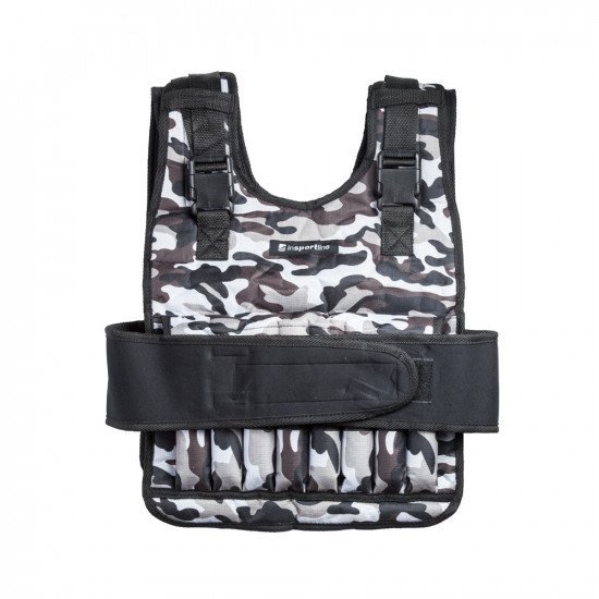 Obtežilni jopič inSPORTline Hafthor 15 kg Obtežilni jopič inSPORTline Hafthor 15 kg