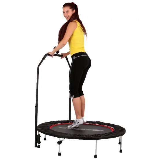 Trampolin z ročajem inSPORTline Profi Digital 140 cm Trampolin z ročajem inSPORTline Profi Digital 140 cm