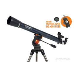 Celestron Teleskop AstroMaster 70AZ + nastavek za telefon in filter za luno