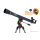 Celestron Teleskop AstroMaster 70AZ + nastavek za telefon in filter za luno