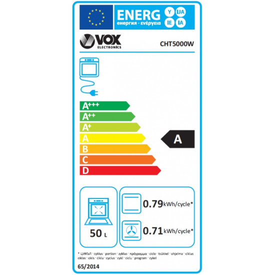 VOX steklokeramični štedilnik CHT 5000 W (4x steklokeramika) VOX steklokeramični štedilnik CHT 5000 W (4x steklokeramika)