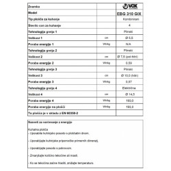 VOX vgradna kuhalna plošča EBG 310 GIX VOX vgradna kuhalna plošča EBG 310 GIX