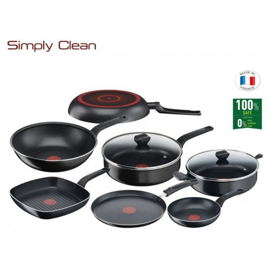 TEFAL ponev s pokrovom Simply Clean 24 cm [B5673253]