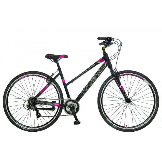 Treking kolo Polar Athena Rigid 28" black-pink Treking kolo Polar Athena Rigid 28" black-pink