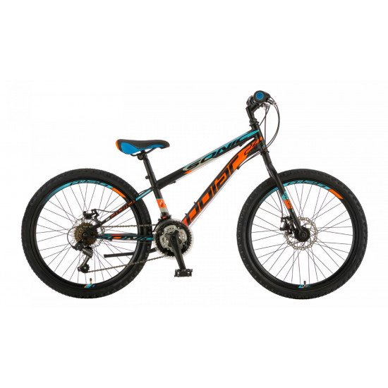 Otroško kolo Polar SONIC 24" FS DISC, črno turkizno zelen Otroško kolo Polar SONIC 24" FS DISC, črno turkizno zelen