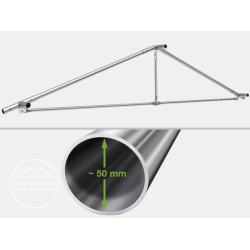 Prireditveni šotor 8x8 Negorljiv - 550g/m2 z osnovnim okvirjem Prireditveni šotor 8x8 Negorljiv - 550g/m2 z osnovnim okvirjem