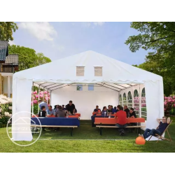 Prireditveni šotor 8x20 Negorljiv - 550g/m2 z osnovnim okvirjem Prireditveni šotor 8x20 Negorljiv - 550g/m2 z osnovnim okvirjem