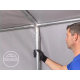 Skladiščni šotor hala 4x10 m - stranska višina 3,0 m z zadrgo, PVC 850