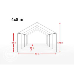 Prireditveni šotor 4x8 PE ponjava 450g Prireditveni šotor 4x8 PE ponjava 450g