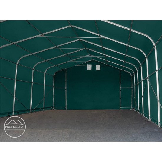 Garažni šotor 6x6 z vrati 4,1x2,9 m - PVC 850