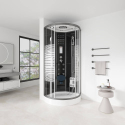 Tuš kabina Black Pearl z deževno prho - 90 x 90 cm Tuš kabina Black Pearl z deževno prho - 90 x 90 cm