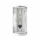 Tuš kabina White Pearl s slapom in parno savno - 100 x 100 cm Tuš kabina White Pearl s slapom in parno savno - 100 x 100 cm