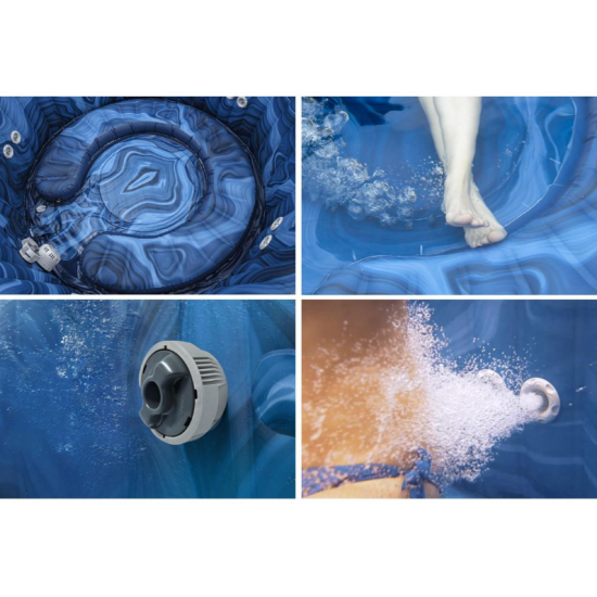 Masažni bazen Lay-Z-Spa® Santorini Smart HydroJet Pro™ 216 x 80 cm