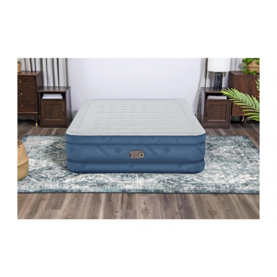 Napihljiva postelja Queen Snugable Top z vgrajeno električno tlačilko 203 x 152 x 46 cm Napihljiva postelja Queen Snugable Top z vgrajeno električno tlačilko 203 x 152 x 46 cm