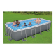 Montažni bazen Power Steel™ Rectangular 549 x 274 x 122 cm s kartušno filtrsko črpalko Montažni bazen Power Steel™ Rectangular 549 x 274 x 122 cm s kartušno filtrsko črpalko