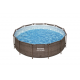 Bazen Steel Pro MAX™ z vzorcem ratana s kartušno filtrsko črpalko 366 x 100 cm Bazen Steel Pro MAX™ z vzorcem ratana s kartušno filtrsko črpalko 366 x 100 cm