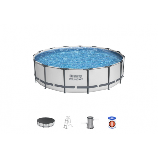 Bazen Steel Pro™ MAX set s filtrsko črpalko 457 x 107 cm Bazen Steel Pro™ MAX set s filtrsko črpalko 457 x 107 cm