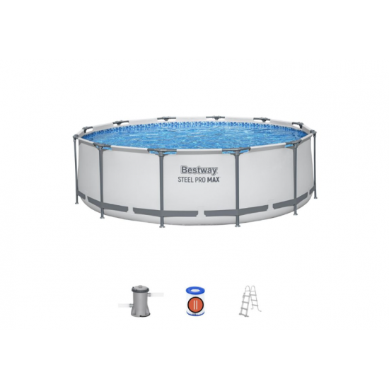 Bazen Steel Pro MAX™ 366 x 100 cm s kartušno filtrsko črpalko Bazen Steel Pro MAX™ 366 x 100 cm s kartušno filtrsko črpalko