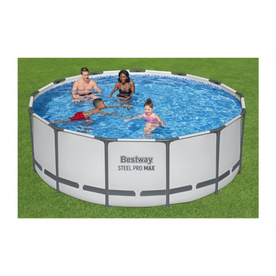 Bazen Steel Pro MAX™ 396x122 cm s kartušno filtrsko črpalko Bazen Steel Pro MAX™ 396x122 cm s kartušno filtrsko črpalko