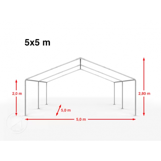 Prireditveni šotor 5x5, PE ponjava 450 Prireditveni šotor 5x5, PE ponjava 450