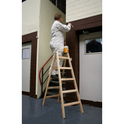 Prostostoječa lestev KRAUSE 5-stopnična lesena Prostostoječa lestev KRAUSE 5-stopnična lesena