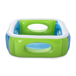 Bazen s prozornimi okni 168 x 168 x 56 cm Bazen s prozornimi okni 168 x 168 x 56 cm