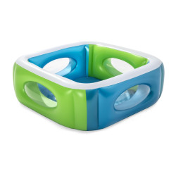 Bazen s prozornimi okni 168 x 168 x 56 cm Bazen s prozornimi okni 168 x 168 x 56 cm