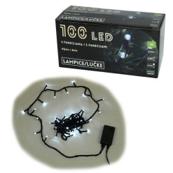 Lučke, 100 LED, bele Lučke, 100 LED, bele
