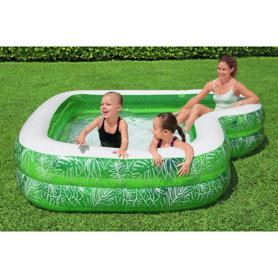 Družinski bazen Bestway Tropical Paradise 231 x 231 x 51 cm Družinski bazen Bestway Tropical Paradise 231 x 231 x 51 cm