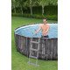 Bazen Steel Pro MAX™ 427x107 cm z vzorcem lesa s kartušno filtrsko črplako Bazen Steel Pro MAX™ 427x107 cm z vzorcem lesa s kartušno filtrsko črplako