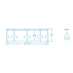 Bazen Steel Pro MAX™ 305 x 76 cm Bazen Steel Pro MAX™ 305 x 76 cm