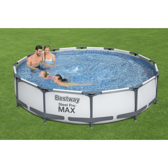 Bazen Steel Pro MAX™ 366 x 76 cm s kartušno filtrsko črpalko Bazen Steel Pro MAX™ 366 x 76 cm s kartušno filtrsko črpalko
