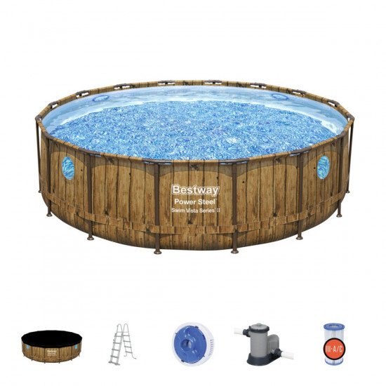 Bazen Bestway Power Steel™ Swim Vista 488x122 cm Bazen Bestway Power Steel™ Swim Vista 488x122 cm