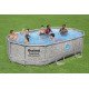 Bazen Power Steel Swim Vista 488x305x107 cm z vzorcem kamna s filtrsko črpalko na pesek Bazen Power Steel Swim Vista 488x305x107 cm z vzorcem kamna s filtrsko črpalko na pesek