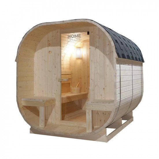 Tradicionalna zunanja savna CUBE DELUXE L