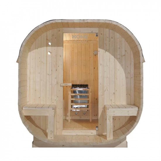 Tradicionalna zunanja savna CUBE DELUXE L