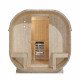 Tradicionalna zunanja savna CUBE DELUXE L