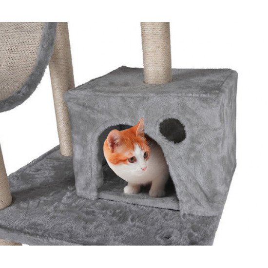 Pet Toys mačje drevo in praskalnik za mačke, 180x60x50cm, 4 nivoji Pet Toys mačje drevo in praskalnik za mačke, 180x60x50cm, 4 nivoji