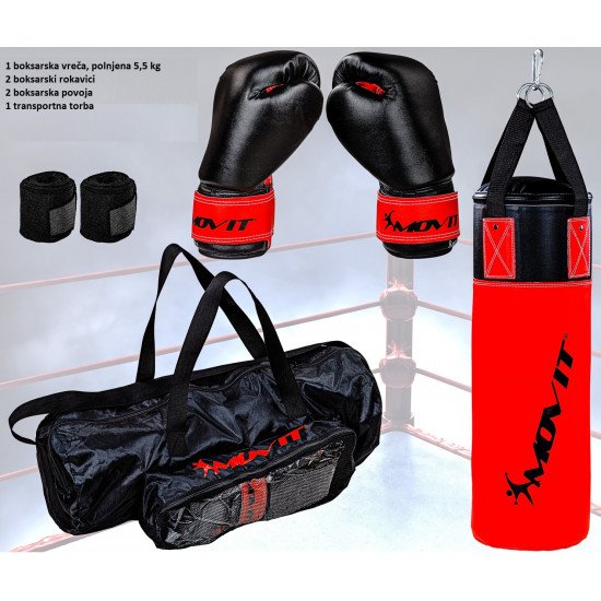 MOVIT set za boks 5,5 kg MOVIT set za boks 5,5 kg