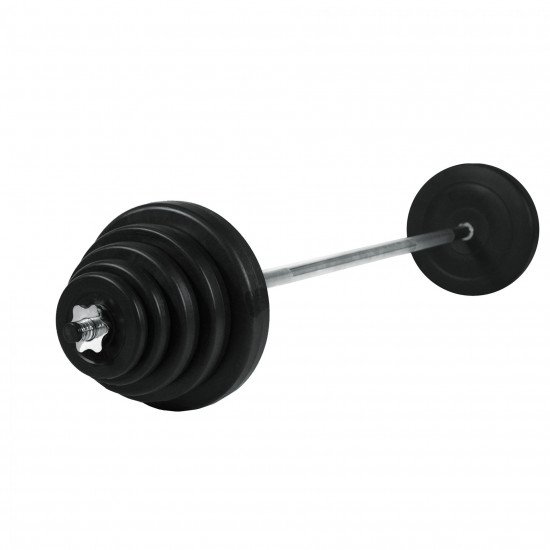 Komplet uteži Christopeit Sport 38,5 kg + prečka Komplet uteži Christopeit Sport 38,5 kg + prečka